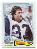 1982 Topps Dan Doornink Signed NFL Football Card Autographed AUTO #245