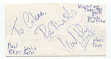 Paul Rhys Signed 3x5 Index Card Autographed Signature Actor Vincent and Theo 