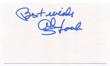 Al Stanek Signed 3x5 Index Card Autographed MLB Baseball San Francisco Giants