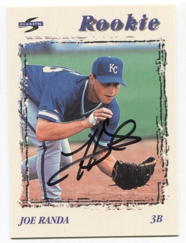 1996 Score Joe Randa Signed Card Baseball Autographed #268