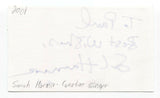 Sarah Harmer Signed 3x5 Index Card Autographed Signature Singer