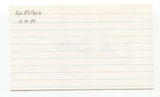 Jon Matlack Signed 3x5 Index Card Baseball Autographed Signature ROY 1972