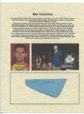 Mel Hutchins Signed Cut Autographed 1950's Vintage NBA Basketball All Star
