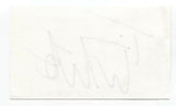Headstones - Tim White Signed 3x5 Index Card Autographed Signature Band