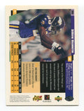 1997 Upper Deck DeWayne Washington Signed Card Football Autograph AUTO #303