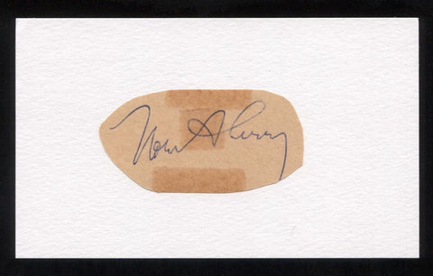 Norm Sherry Signed Cut Autographed Index Card Circa 1962 Baseball Signature