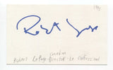 Robert Lepage Signed 3x5 Index Card Autographed Signature Director Playwright