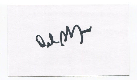 Del Shofner Signed 3x5 Index Card Autographed NFL Football New York Giants