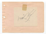 Marion Hutton Signed Album Page Cut Autographed Actress Singer