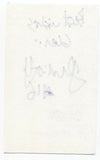 Staggered Crossing - Jeremy Elliott Signed 3x5 Index Card Autographed Signature