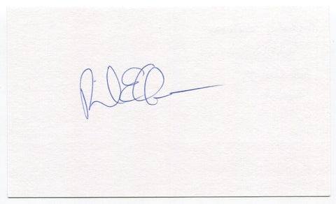 Richard Gotham Signed 3 x 5 Index Card President of the Boston Celtics NBA