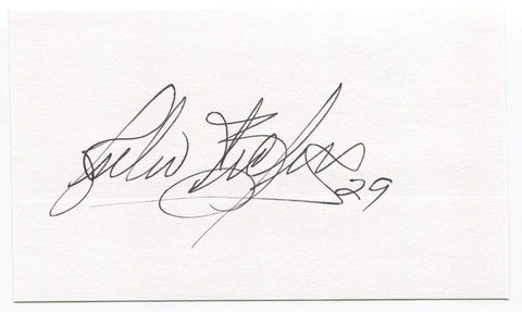 Julio Becquer 3x5 Index Card Autographed Signature Minnesota Twins Debut 1963