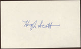 Hugh Scott Signed Index Card 3x5 Autographed Signature AUTO 