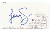 Joey Sculthorpe Signed 3x5 Index Card Autographed Signature Actor Longshot