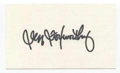 Jeff Foxworthy Signed 3x5 Index Card Autographed Vintage Signature