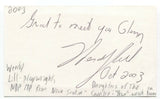 Wendy Lill Signed 3x5 Index Card Autographed Signature Screenwriter Playwright