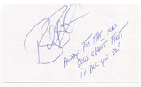 Butch Benton Signed 3x5 Index Card Autographed New York Mets Debut 1974
