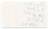 Lloyd "Bread" McDonald Signed 3x5 Index Card Autograph The Wailing Souls