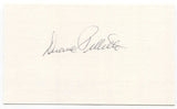 Duane Pillette Signed 3x5 Index Card Autographed MLB Baseball New York Yankees