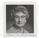 Hazel Stiebeling Signed Photo Autographed Signature Nutritionist 