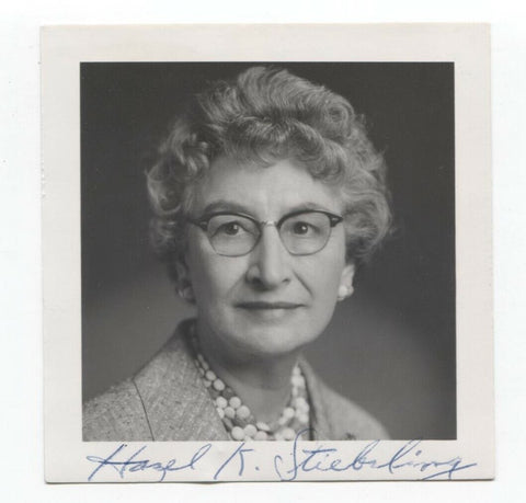 Hazel Stiebeling Signed Photo Autographed Signature Nutritionist 