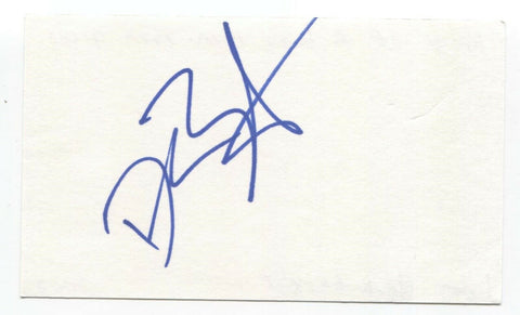 Theory of a Deadman - Dean Black Signed 3x5 Index Card Autographed Signature