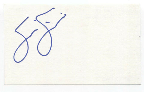 Kent - Sami Servio Signed 3x5 Index Card Autographed Signature Band