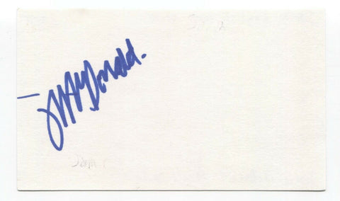 South - Jamie McDonald Signed 3x5 Index Card Autographed Signature Band