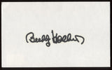 Buddy Hackett Signed Index Card Signature Autographed AUTO