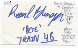 Raoul Bhaneja Signed 3x5 Index Card Autographed Signature Actor Producer