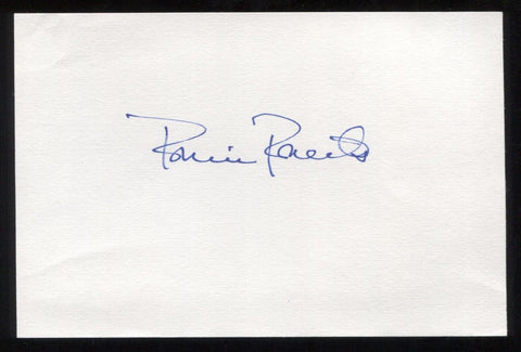 Robin Roberts Signed 4 x 6 Inch Index Card Autographed Baseball Signature