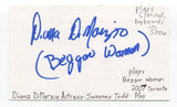 Diana DiMarzio Signed 3x5 Index Card Autographed Actor Sweeney Todd