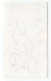 Cliff Saunders Signed 3x5 Index Card Autographed Signature Quads Voice of Blazer