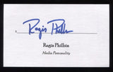 Regis Philbin Signed 3x5 Index Card Autographed Signature Regis and Kathie Lee