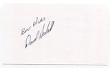 Darrell Sutherland Signed 3x5 Index Card Autographed Baseball MLB New York Mets