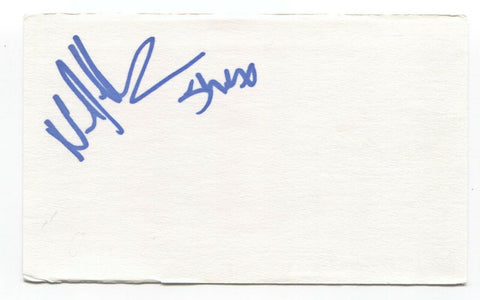 Neil Osborne Signed 3x5 Index Card Autographed Signature 54-40 Band