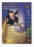 1998 Pacific Dixon Ward Signed Card Hockey NHL Autograph AUTO #24