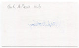 Jack McKeon Signed 3x5 Index Card Autographed MLB Baseball 2003 Florida Marlins