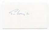 Eric Wright Signed 3x5 Index Card Autographed Signature Author Writer Novelist