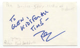 Pen Densham Signed 3x5 Index Card Autograph Director Producer Robin Hood