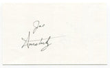 Joe Amstutz Signed 3x5 Index Card Autographed Signature Minnesota Vikings 
