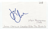 Jonas Chernick Signed 3x5 Index Card Autographed Signature Actor