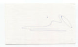 Michael Corrente Signed 3x5 Index Card Autographed Director American Buffalo