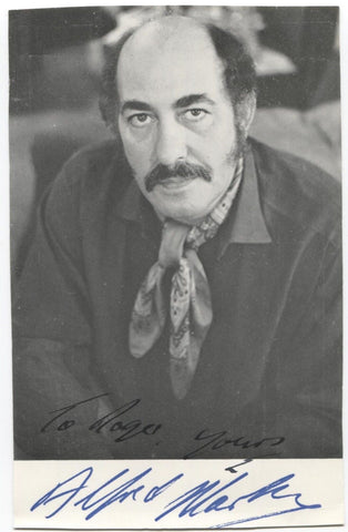 Alfred Marks Signed Photo Autographed Signature Actor Comedian 