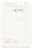 Heartbreak Hill - Chris Quinn Signed 3x5 Index Card Autographed Signature Band