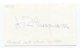 Margaret Smith Signed 3x5 Index Card Autographed Signature Comedian Actress
