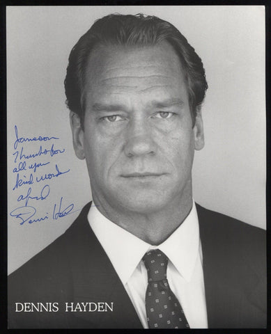 Dennis Hayden Signed 8x10 Photo Autographed Eddie From Die Hard 