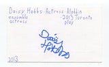 Daisy Hobbs Signed 3x5 Index Card Autographed Actress Director Outcast