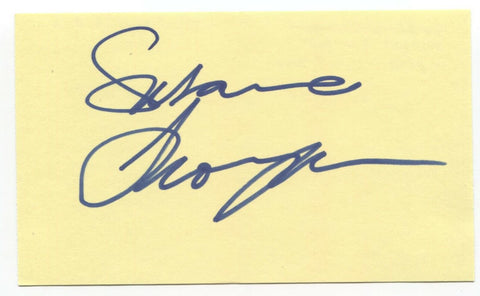 Susanna Thompson Signed 3x5 Index Card Autographed Signature Star Trek TNG