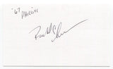 Dick Thoenen Signed 3x5 Index Card Autograph Baseball '67 Philadelphia Phillies